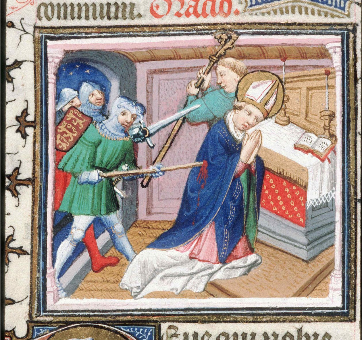 The Martyrium of Saint Thomas Becket, 1460