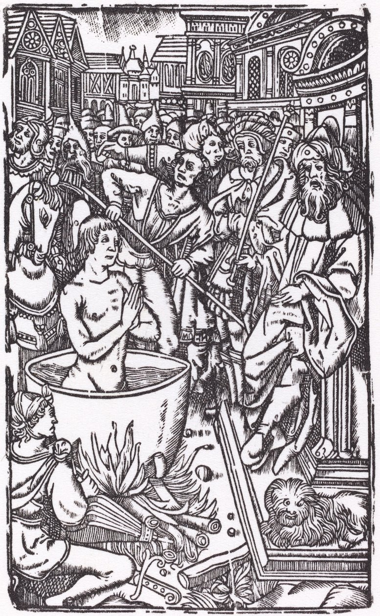 En helgens martyrium. af Unbekannt