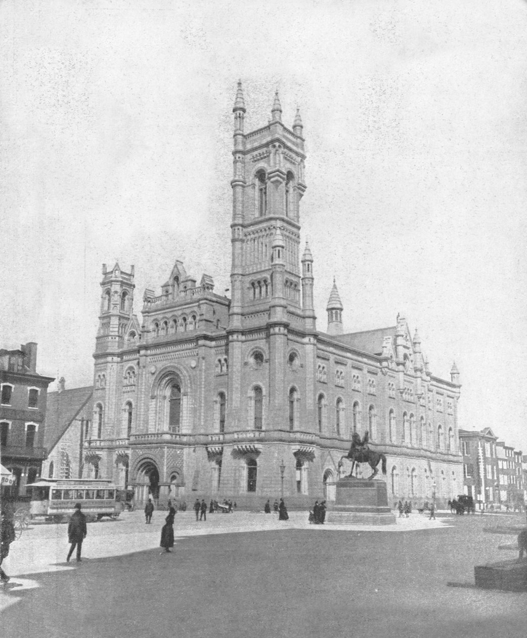 Frimurertemplet, Philadelphia, USA, omkring 1900. af Unbekannt