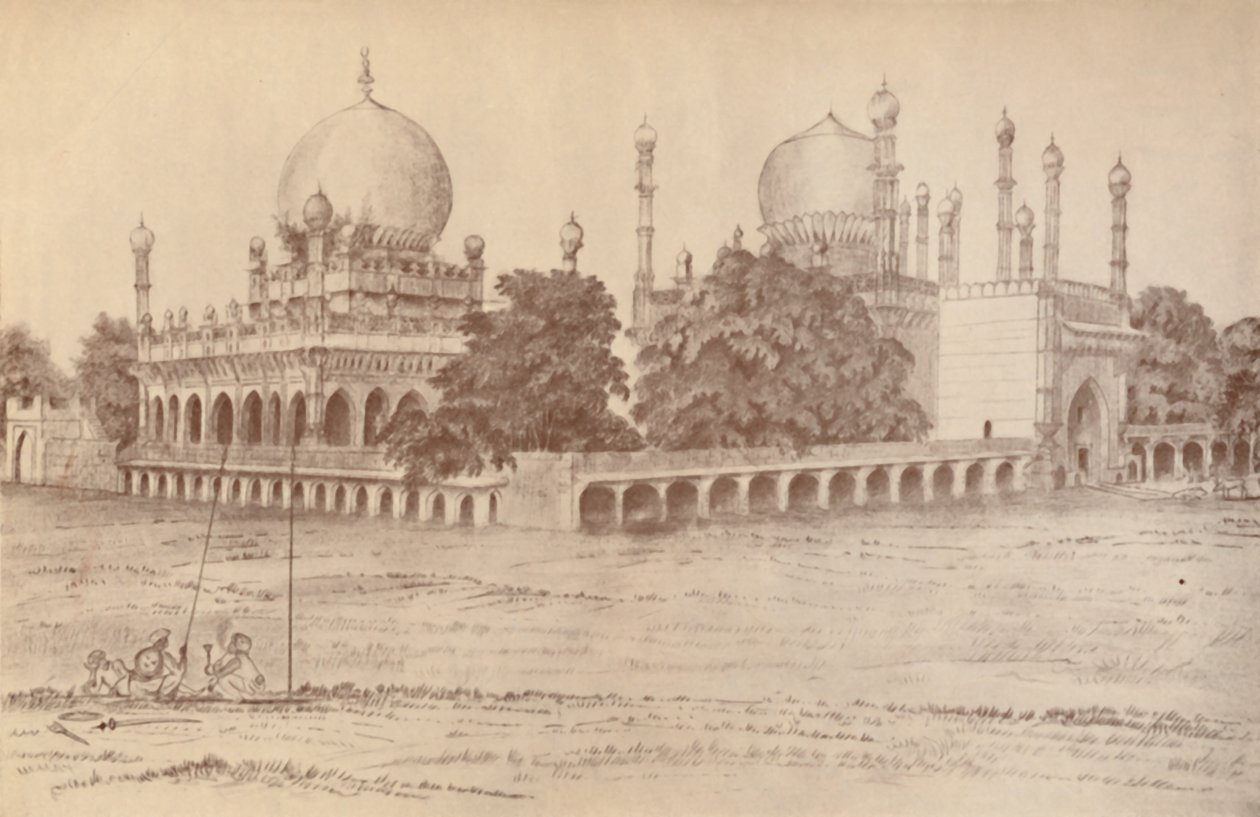 Mausoleet for Ibrahim Shah, konge af Bijapur, i Bijapur, 1821, 1936. af Unbekannt