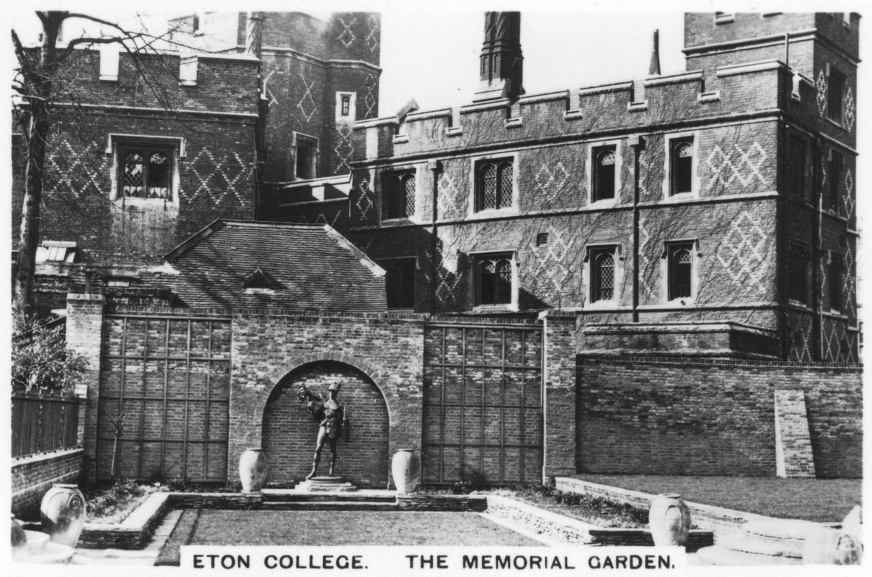 Memorial Garden Eton College, 1936 af Unbekannt