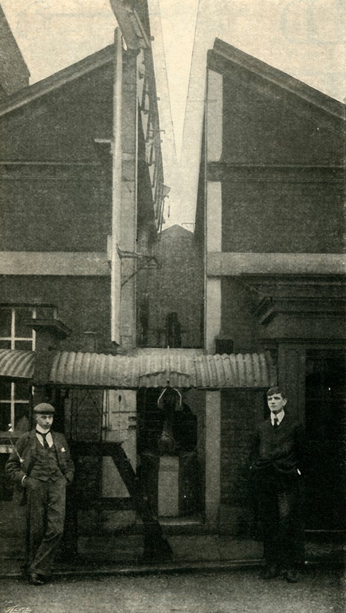 The Meridian of Greenwich, hvoraf alle målinger af tid er lavet, 1901. af Unbekannt
