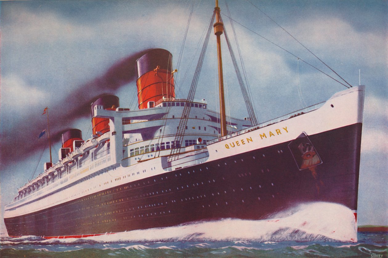 The Mighty Atlantic Record Breaker, Queen Mary, 1937 af Unbekannt