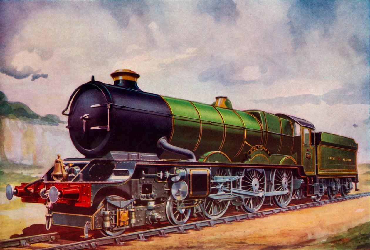 Mighty Express-passagermotoren fra Great Western Railway, 1935. af Unbekannt