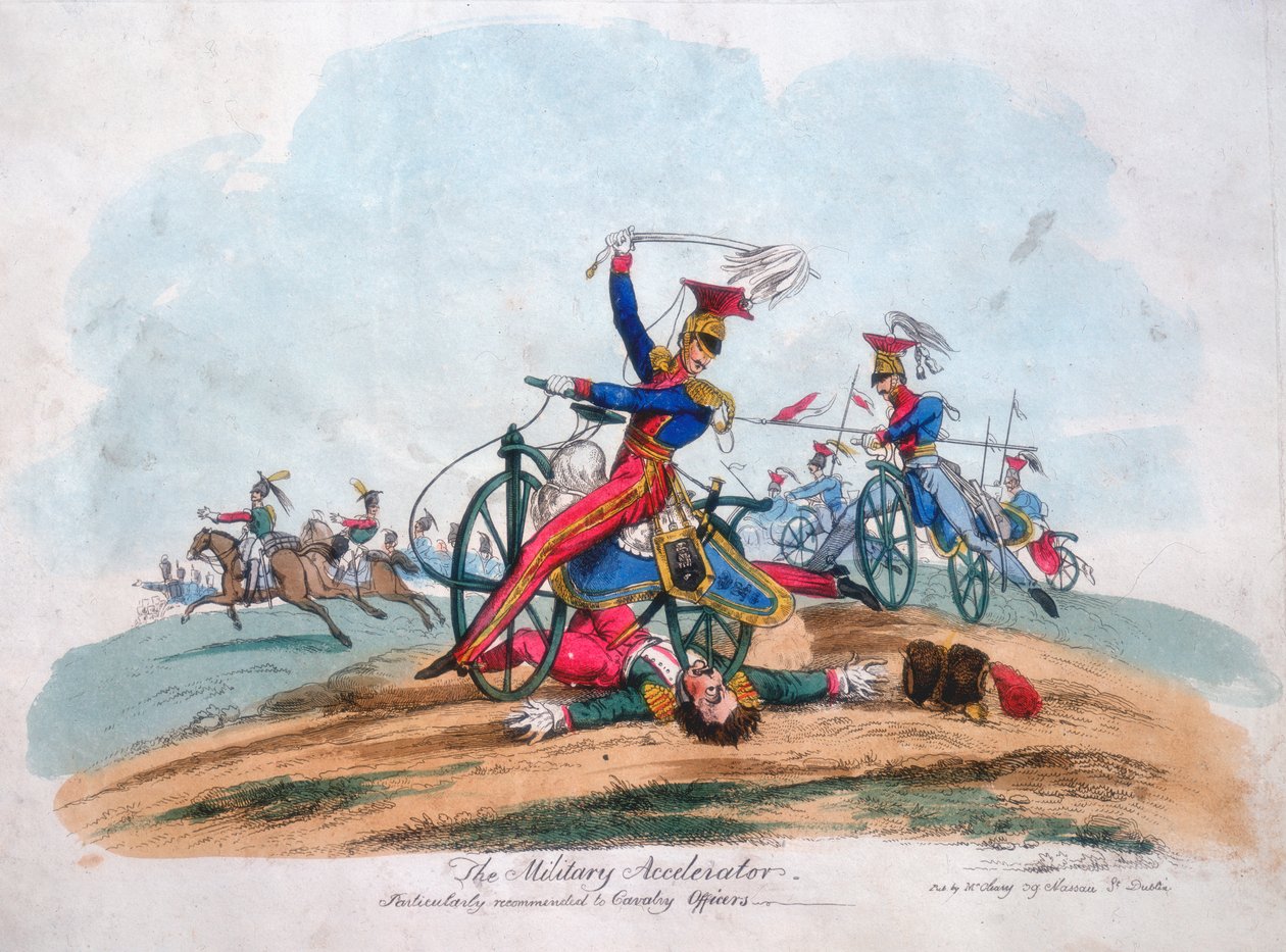 The Military Accelerator - Specielt anbefalet til kavaleriofficerer, c1820 af Unbekannt