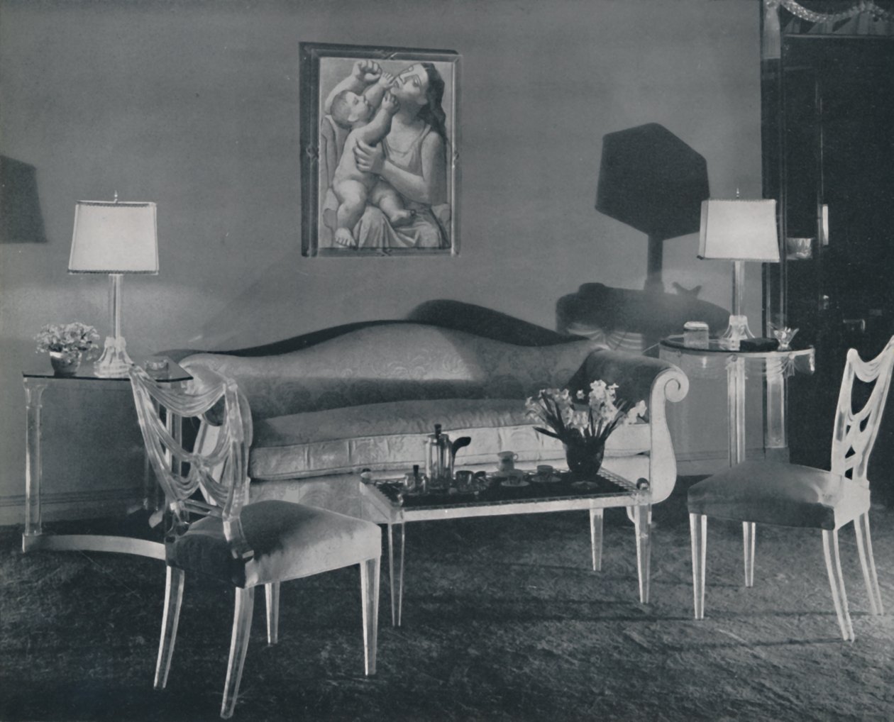 Den moderne stue, 1942. af Unbekannt