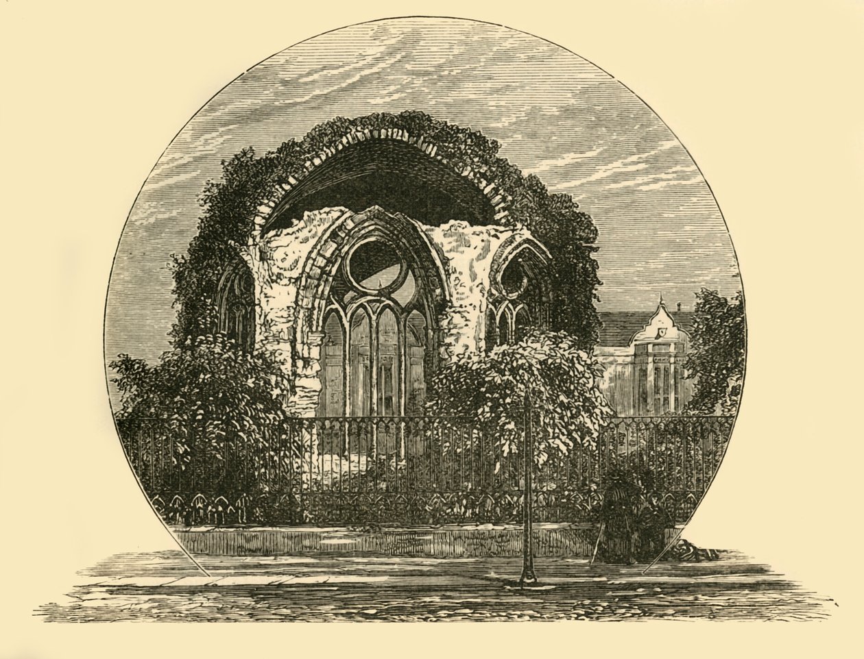 Klosteret og Madras College, 1898. af Unbekannt