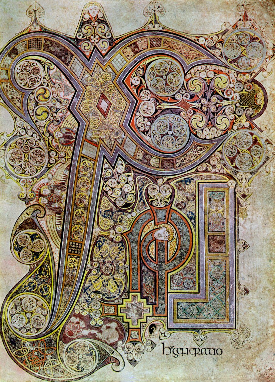 Monogramsiden, 800 e.Kr., 20. århundrede af Unbekannt