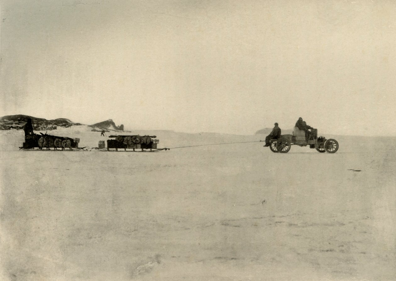 The Motor Hauling Stores for a Depot, 1909 af Unbekannt