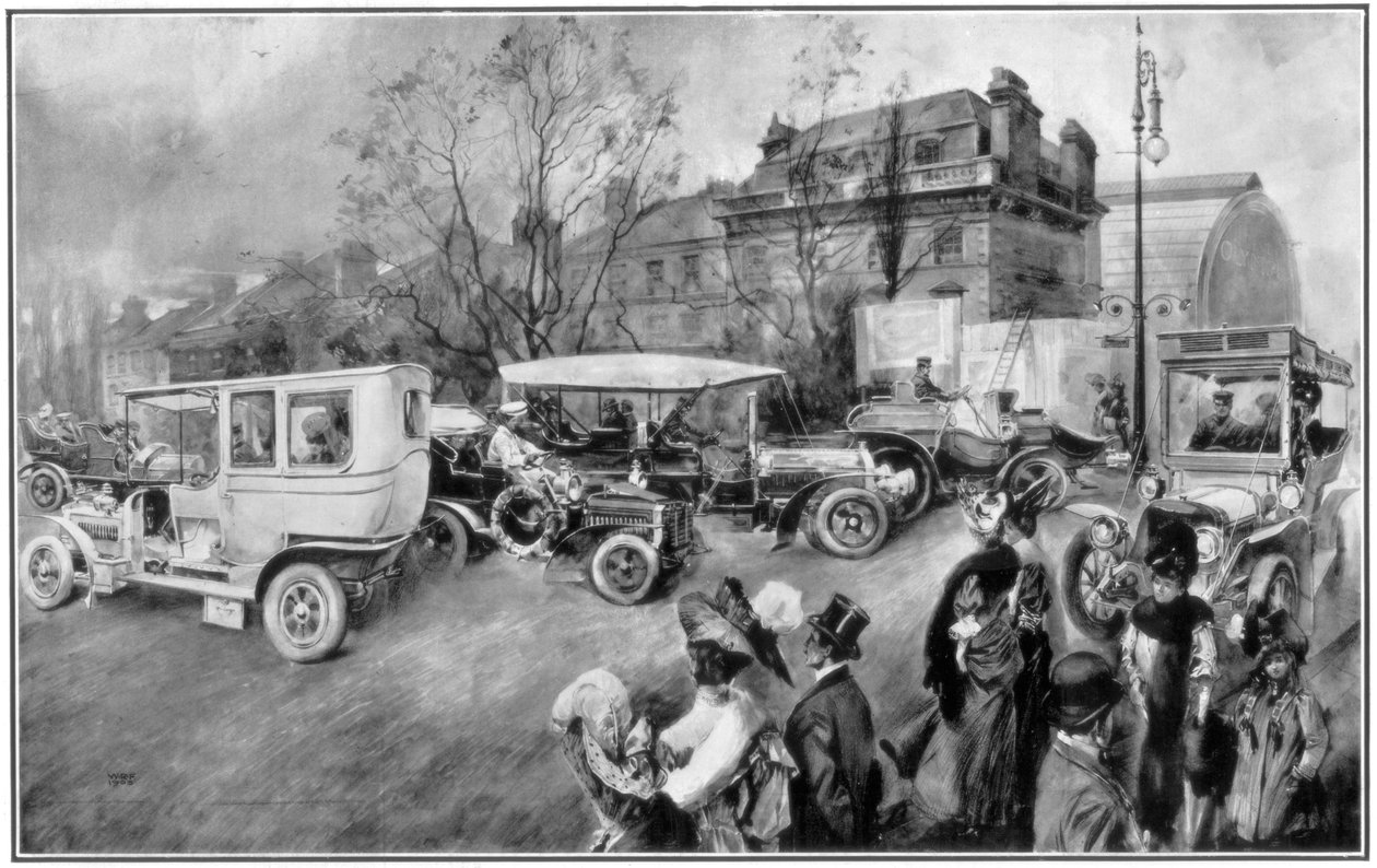 Motorudstillingen i Olympia, London, 1905 af Unbekannt