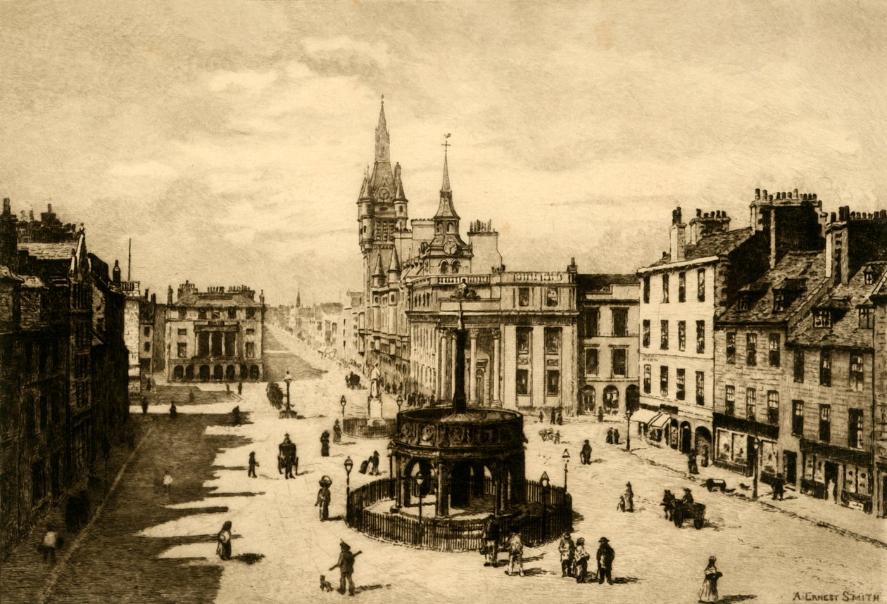 De kommunale bygninger, Aberdeen, 1898. af Unbekannt