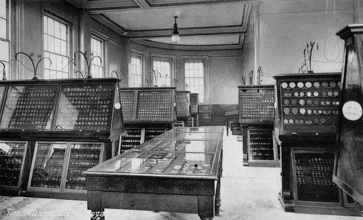 Museet, Royal Mint, Tower Hill, London, begyndelsen af det 20. århundrede af Unbekannt