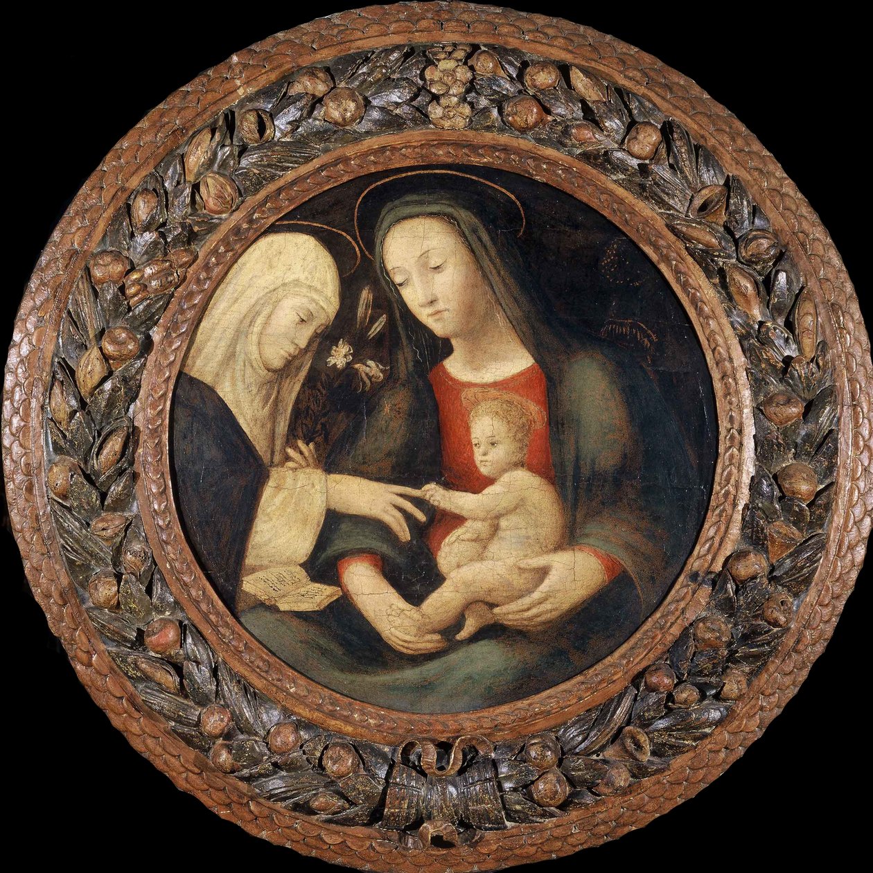 Saint Catherines mystiske ægteskab, første halvdel af 1500-tallet.. af Unbekannt