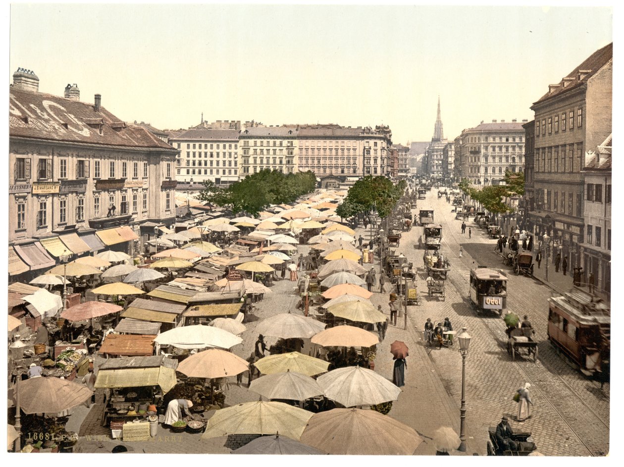 Naschmarkt, Wien af Unbekannt