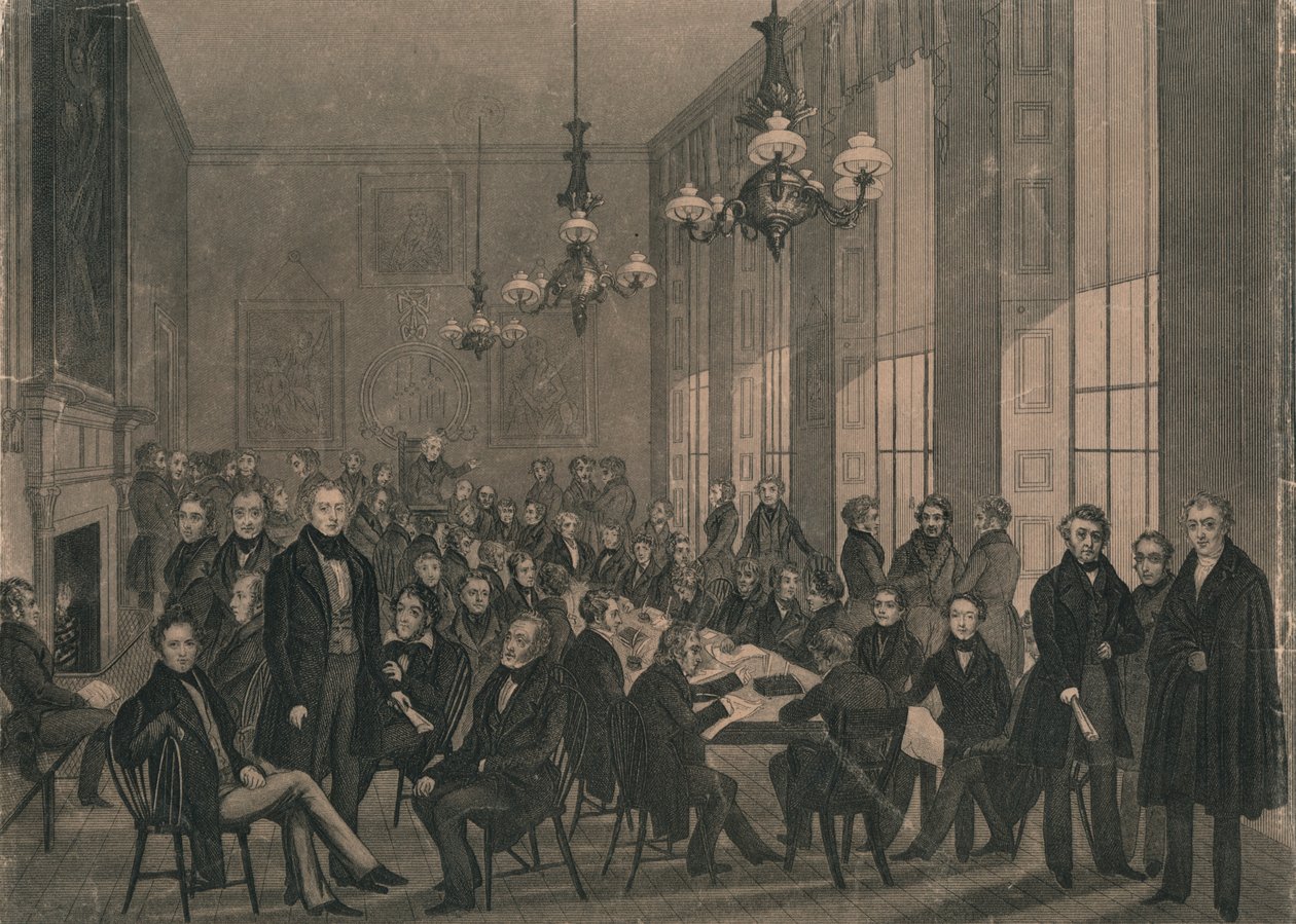 Nationalkonventet...4. februar 1839 i British Coffee House. af Unbekannt