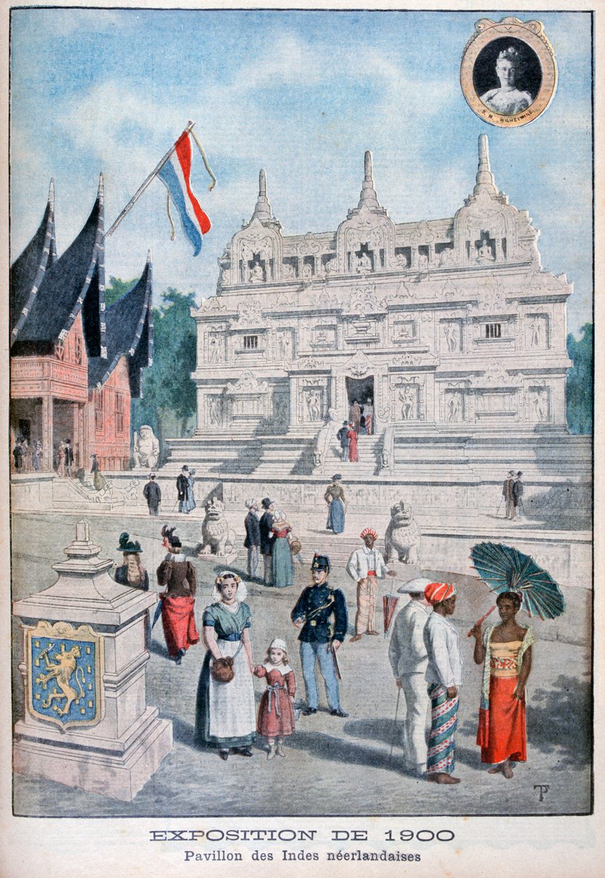 Hollandsk Indiske pavillon ved verdensudstillingen i 1900, Paris, 1900 af Unbekannt