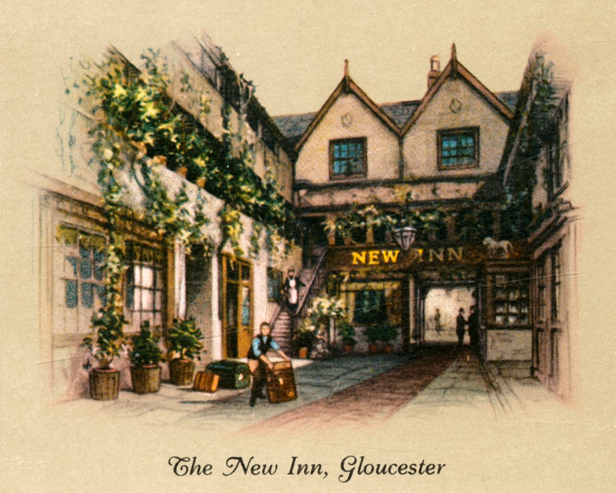 The New Inn, Gloucester, 1936. af Unbekannt