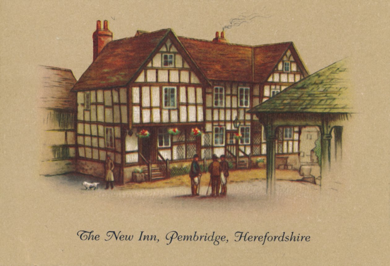 The New Inn, Penbridge, Herefordshire, 1939 af Unbekannt