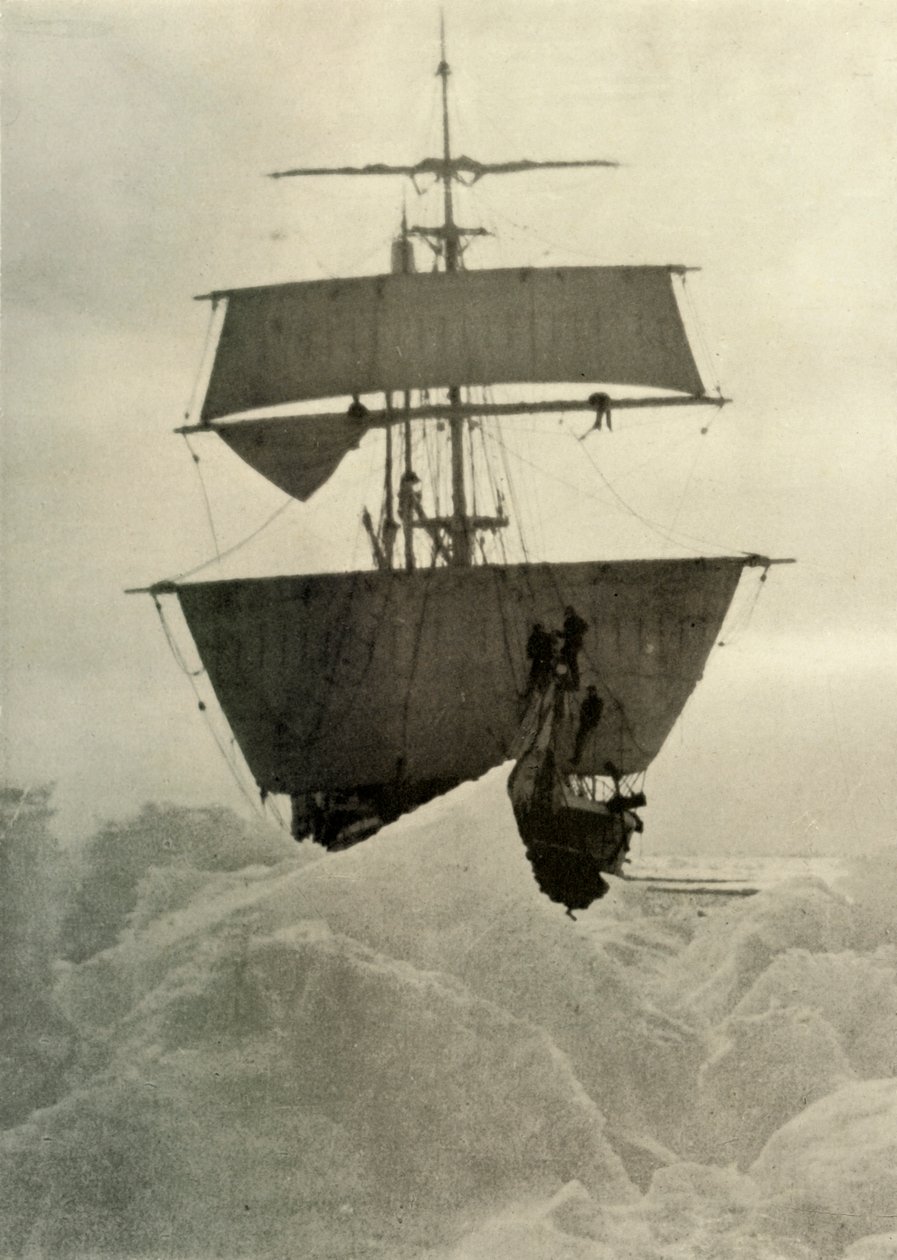 Nimrod holdt op i isen, 1908, 1909 af Unbekannt
