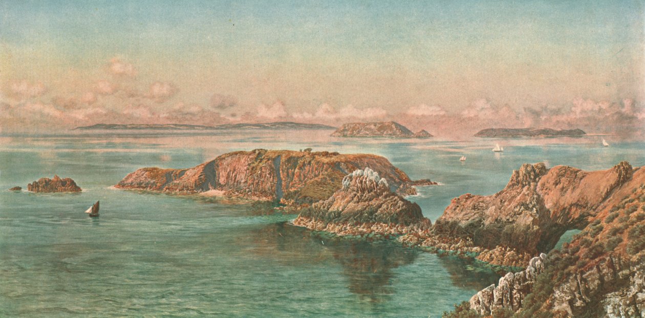 Den normanniske øhav Kanaløerne, 1885, c1902. af Unbekannt