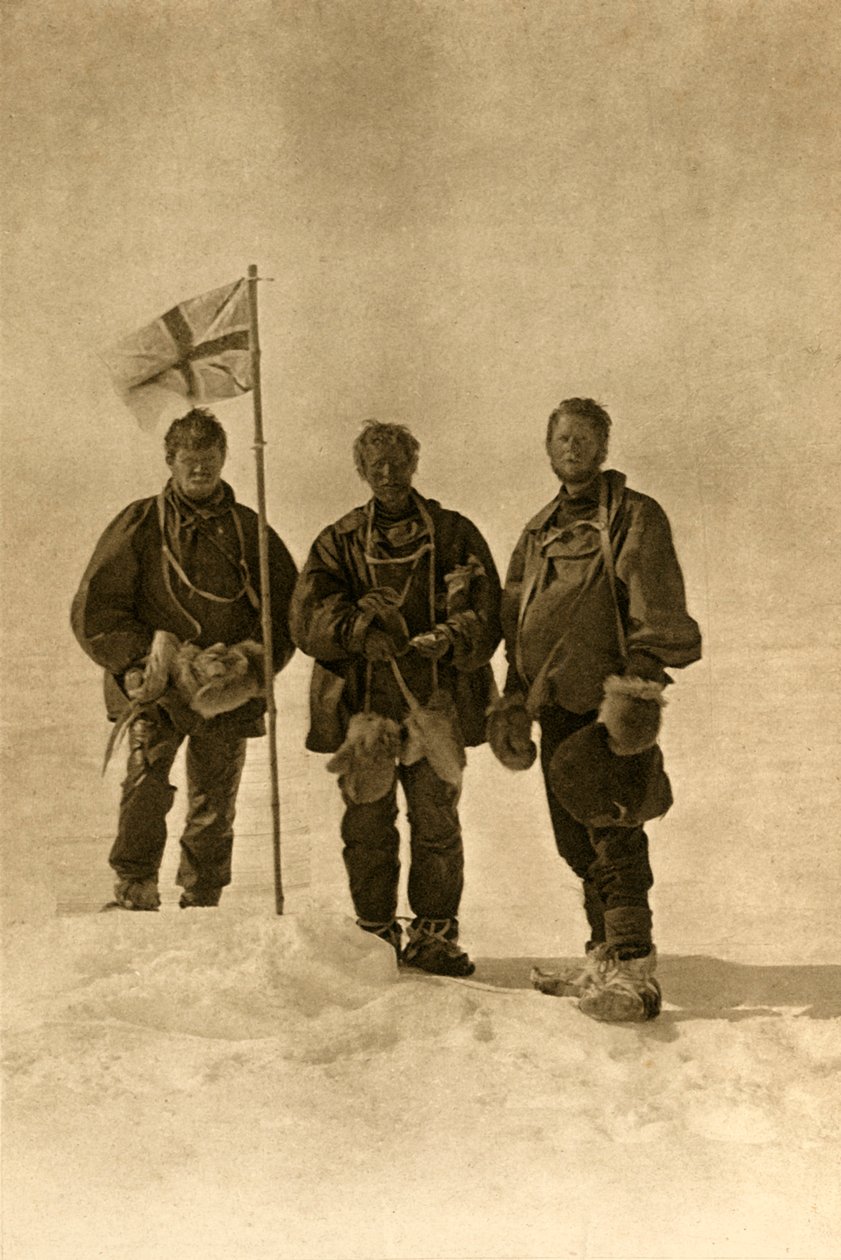 Det nordlige parti ved den magnetiske sydpol, 17. januar 1909 af Unbekannt