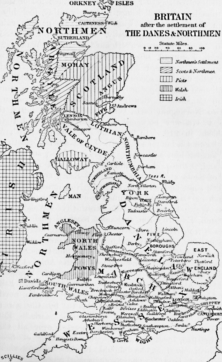 Nordmændene i England, 1902 af Unbekannt