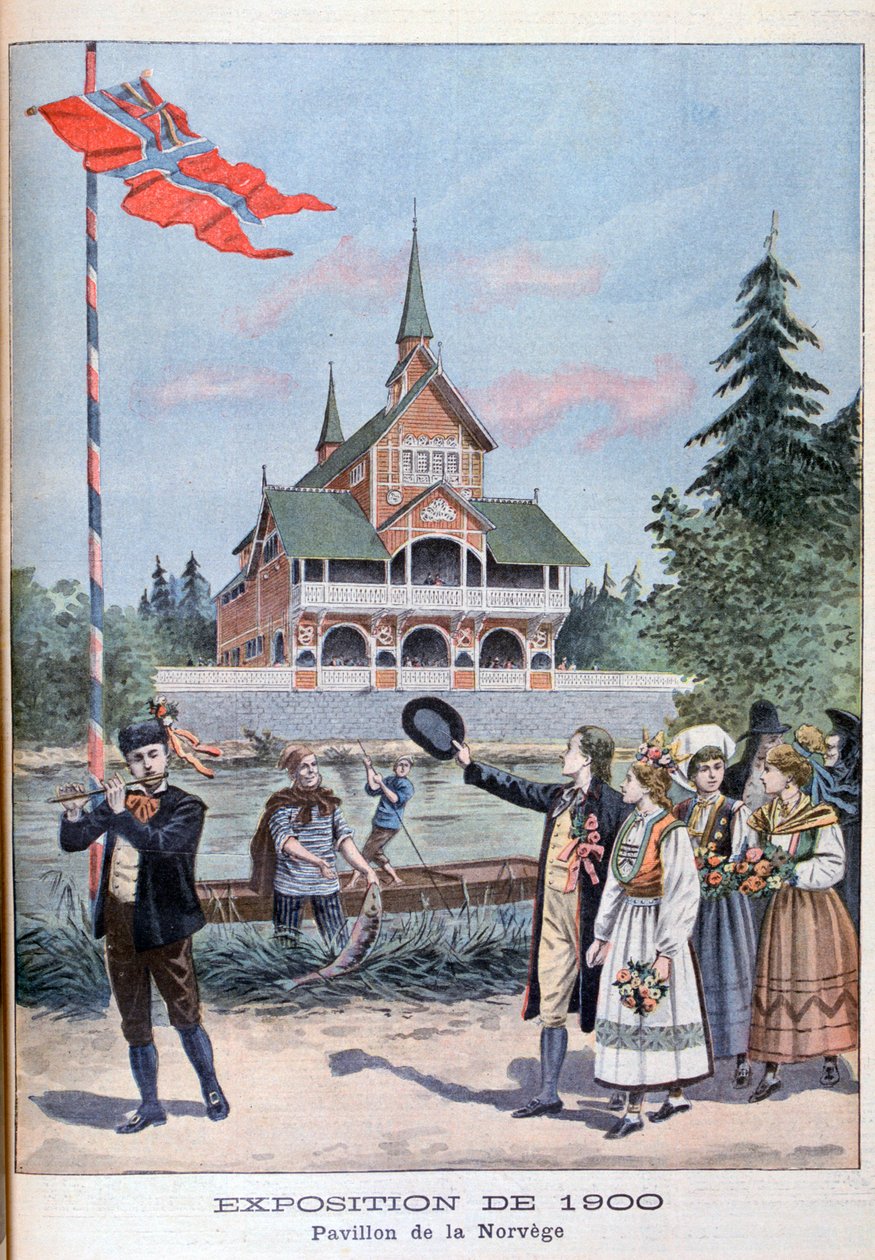 Den norske pavillon på Verdensudstillingen i 1900, Paris, 1900 af Unbekannt
