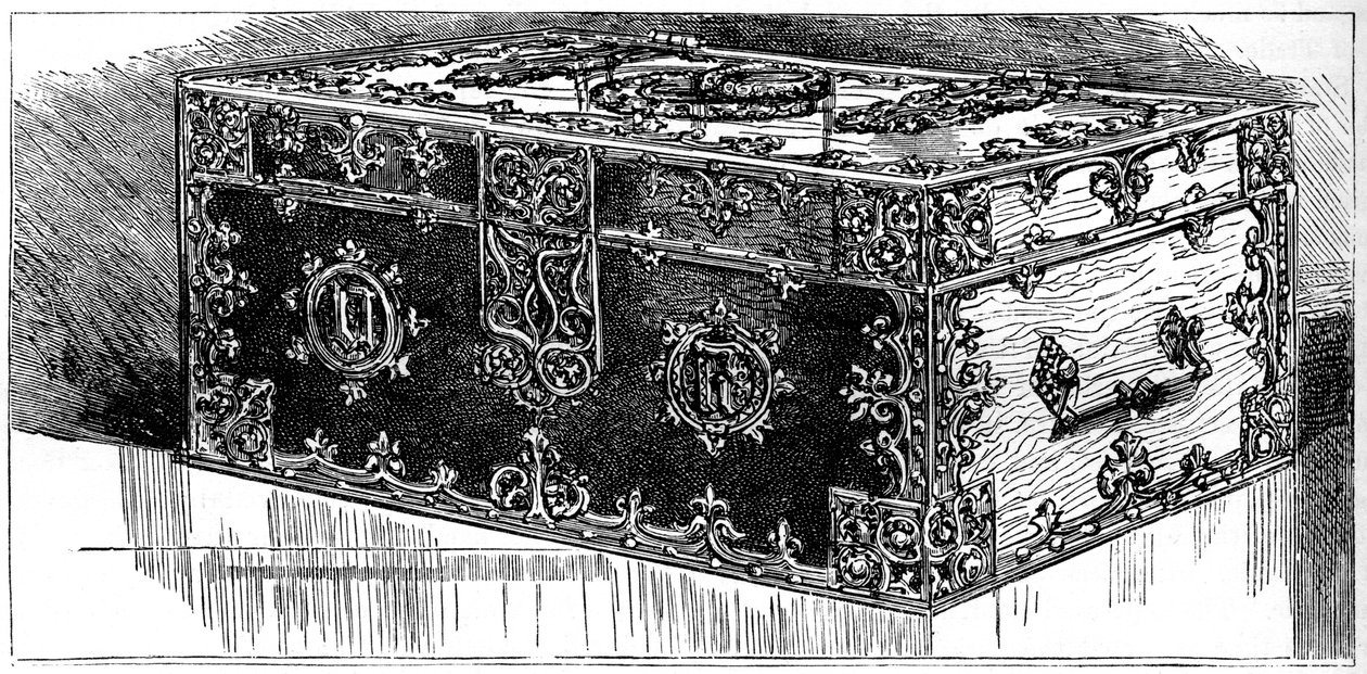The Oath Box, House of Commons, Westminster, London, 1800-tallet af Unbekannt