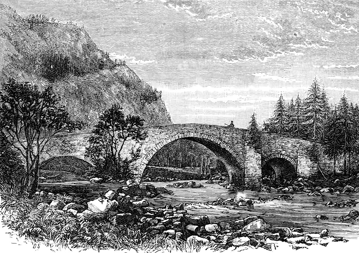 The Old Bridge, Invercauld, Skotland, 1900 af Unbekannt