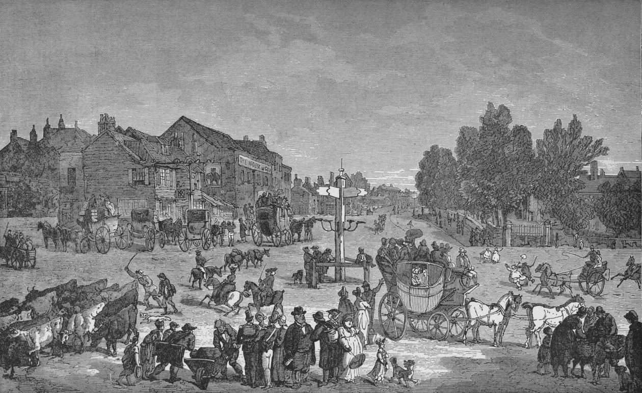 The Old Elephant and Castle Inn, c1785, 1912 af Unbekannt