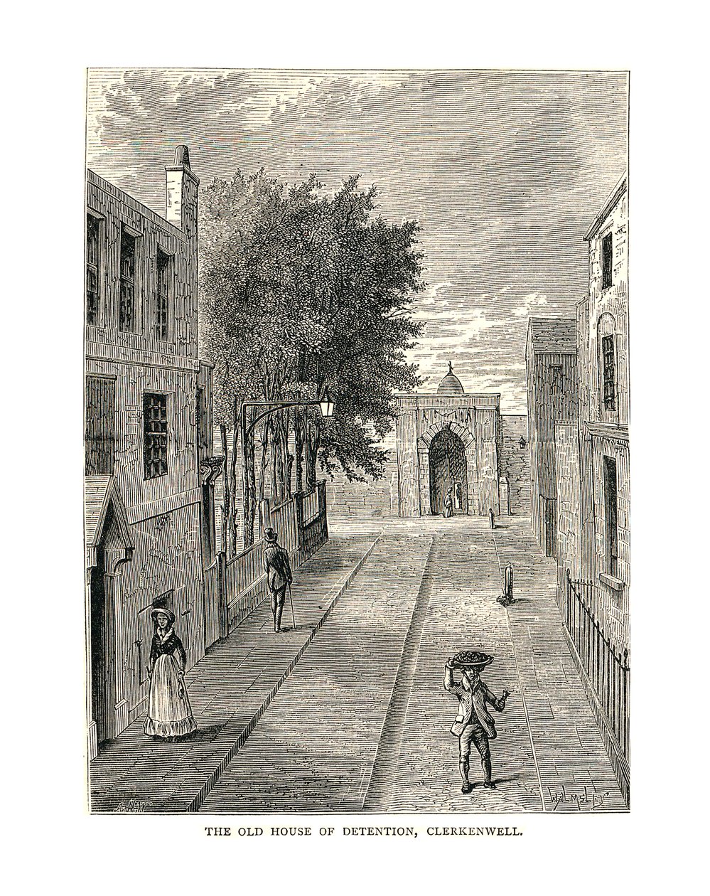 Det gamle arresthus, 1878 af Unbekannt
