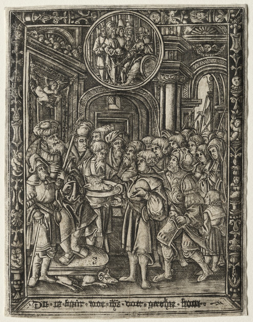 Den gamle konge på sin trone, ca. 1520. af Unbekannt