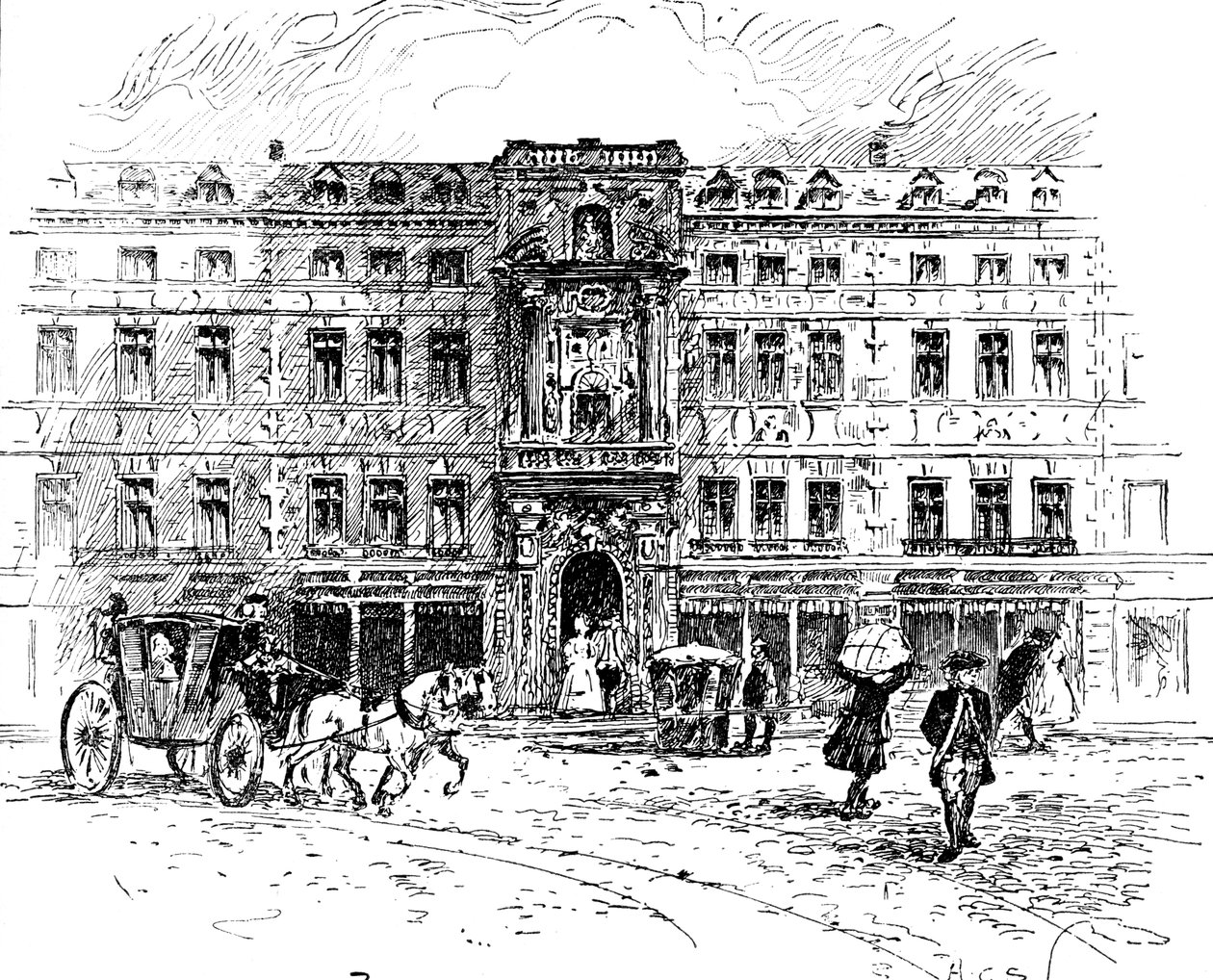 The Old Mercers Hall, London, 1909 af Unbekannt