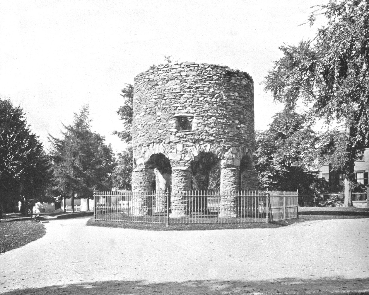 The Old Norse Tower, Newport, Rhode Island, USA, c1900. af Unbekannt