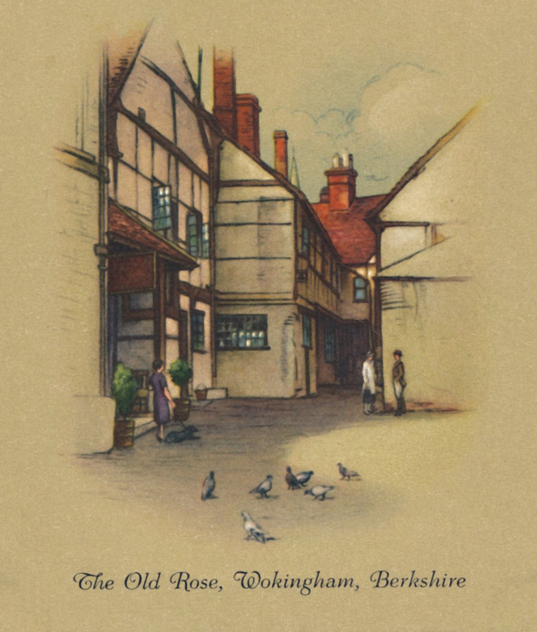 The Old Rose, Wokingham, Berkshire, 1939 af Unbekannt
