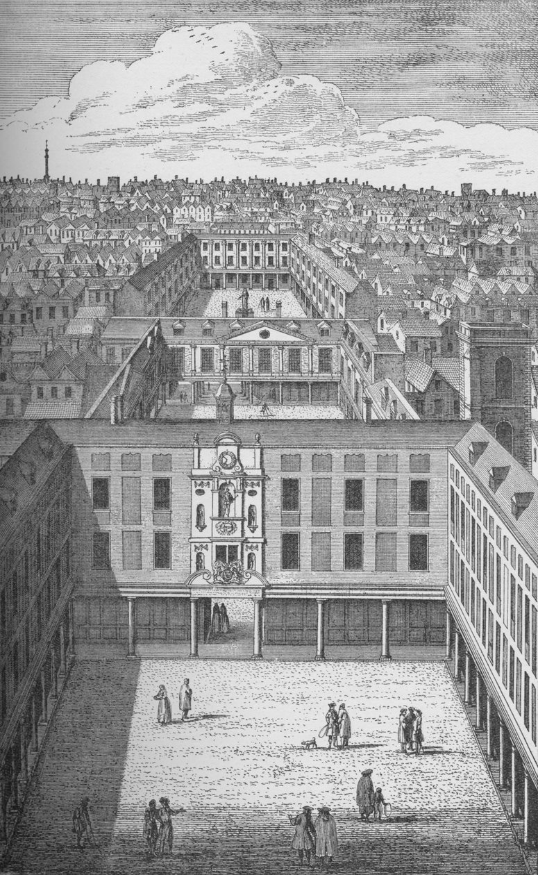 The Old St. Thomass Hospital i Bermondsey, som erstattede de tidligere klosterbygninger i 1701, af Unbekannt
