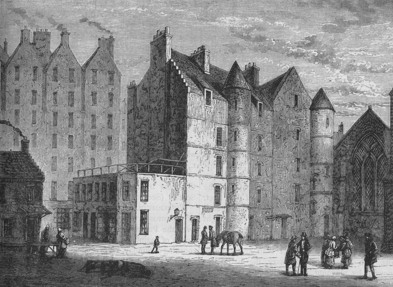The Old Tolbooth, Edinburgh, c1880 af Unbekannt