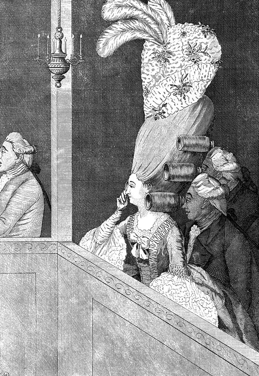 De optiske krøller, 1700-tallet af Unbekannt