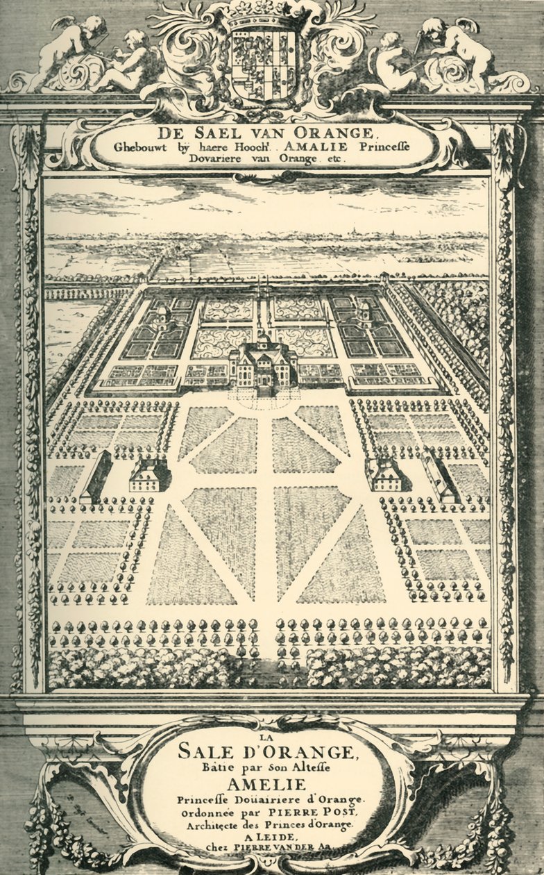 Orange Hall, Haag, Holland, slutningen af det 17.-begyndelsen af det 18. århundrede, 1903. af Unbekannt
