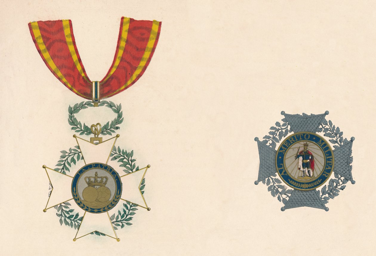 Sankt Ferdinands Orden af Spanien, c1800-tallet af Unbekannt