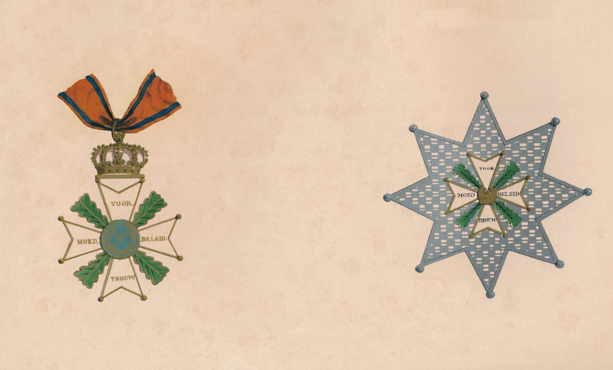 Wilhelmsordenen af Holland, c1800-tallet af Unbekannt