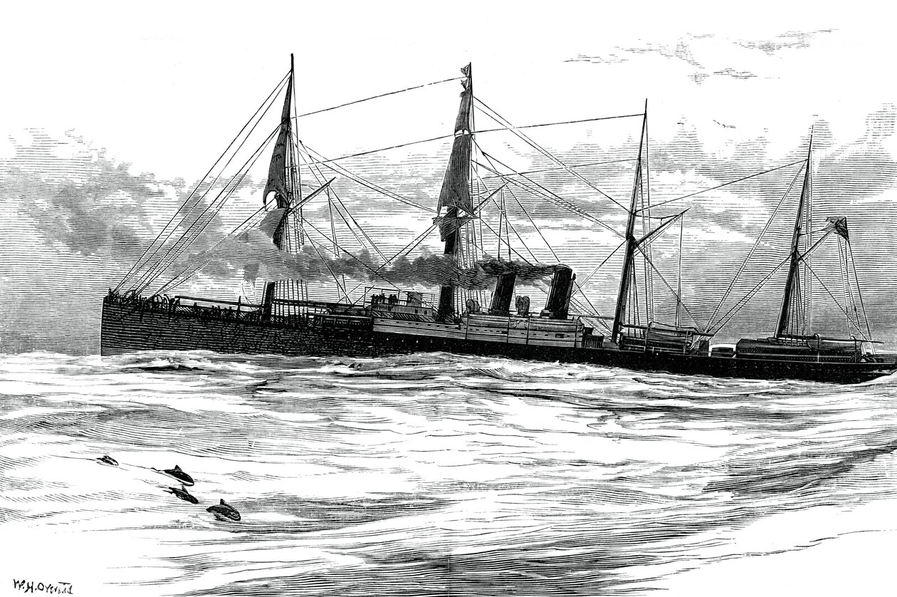 The Orient Steam Navigation Companys dampskib Orient, c1880 af Unbekannt