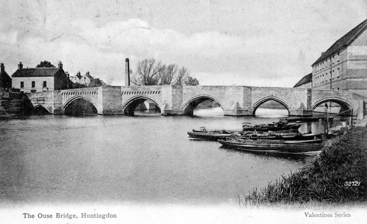 Ouse Bridge, Huntingdon, Cambridgeshire, 1905 af Unbekannt