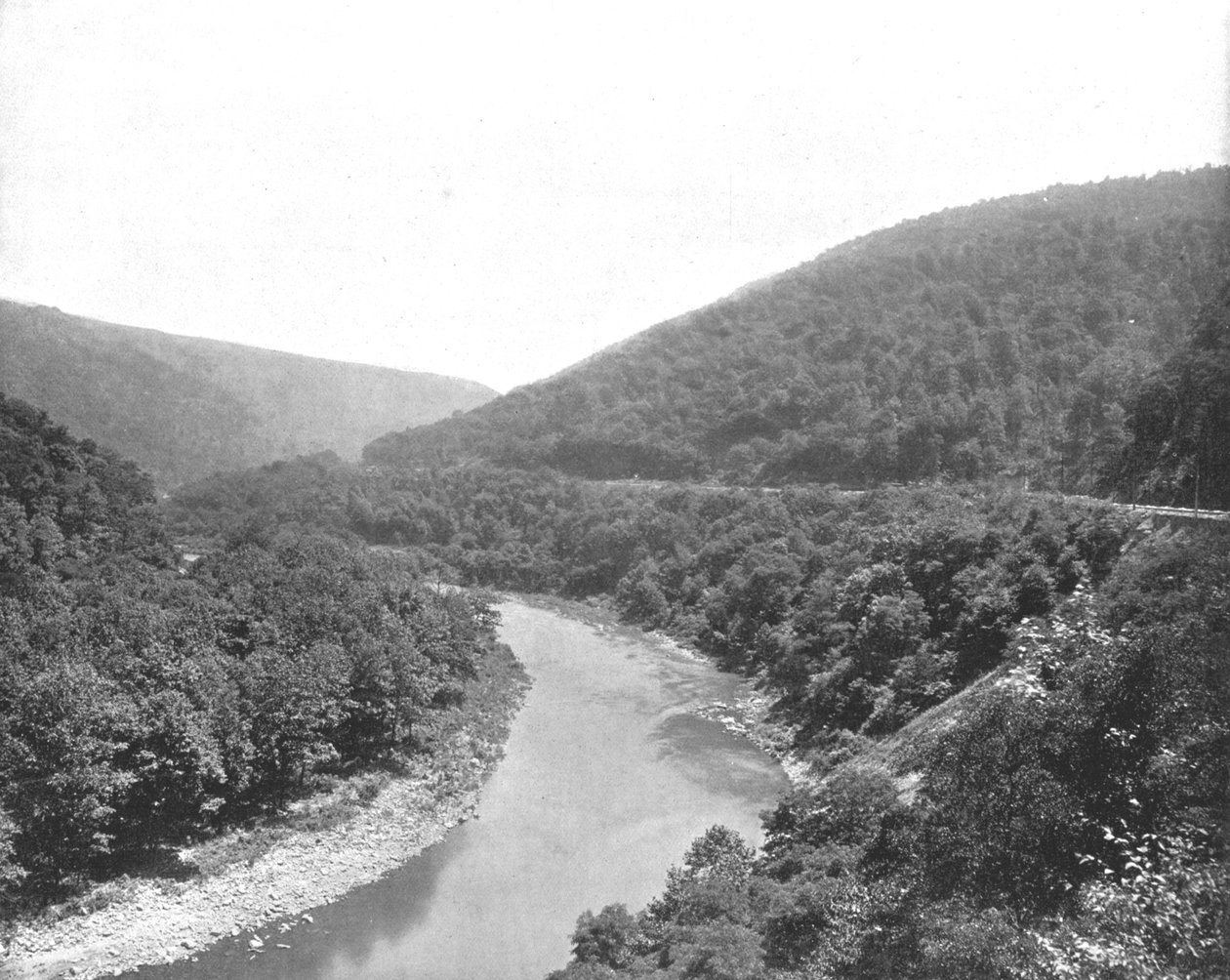 The Packsaddle, Allegheny Mountains, Pennsylvania, USA, c1900. af Unbekannt