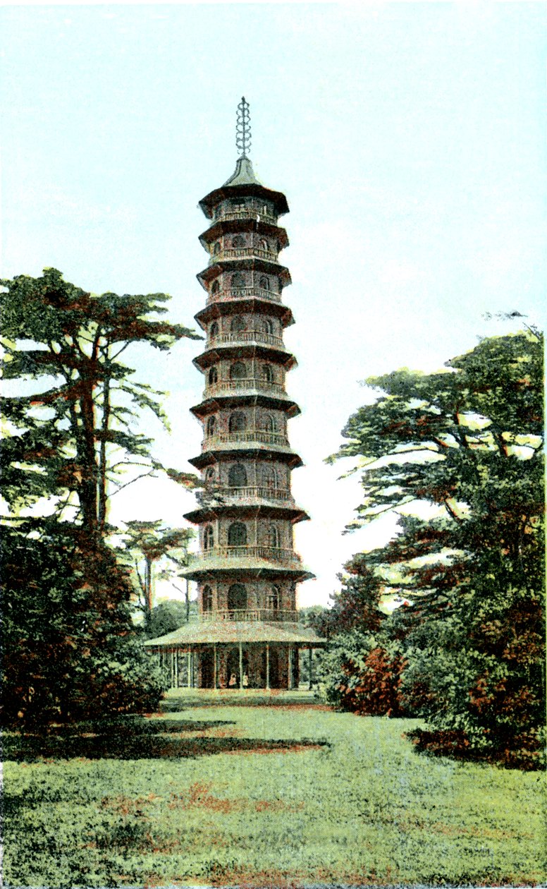 The Pagoda, Kew Gardens, Richmond upon Thames, London, 20. århundrede af Unbekannt