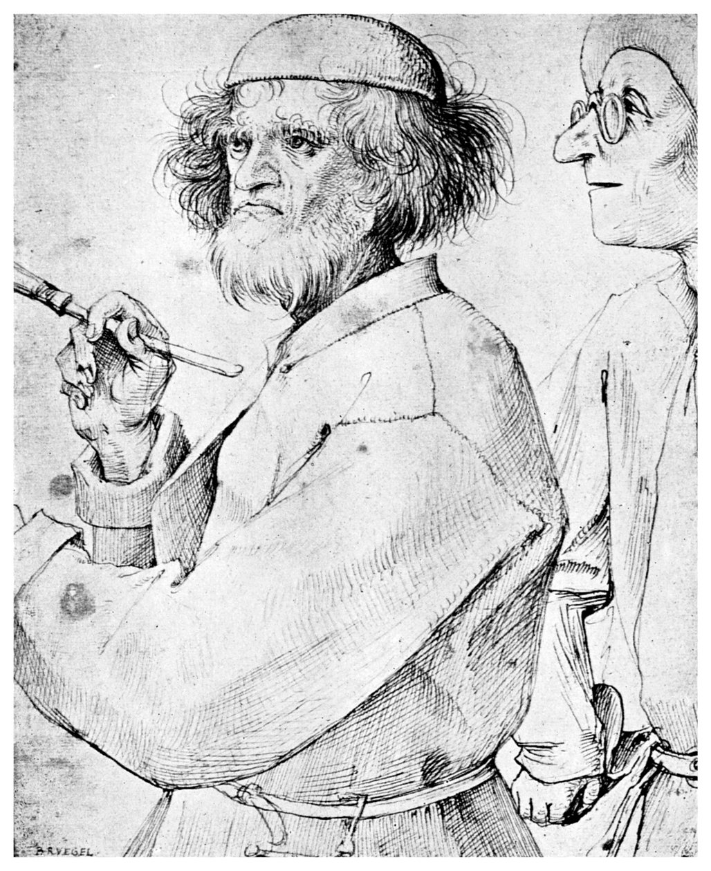 Maleren og kenderen, c1565 1956 af Unbekannt