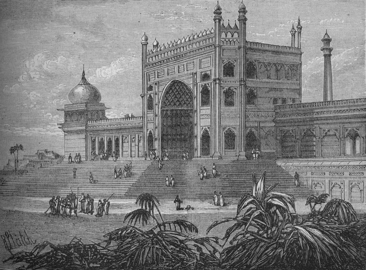 Paladset i Delhi, c1880 af Unbekannt