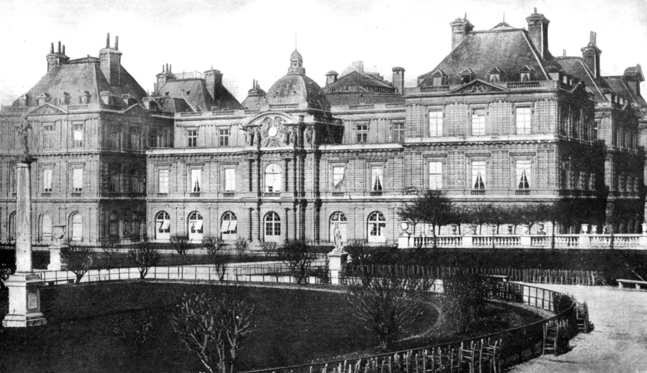 Paladset i Luxembourg, hjemsted for det franske senat, Paris, Frankrig, 1926 af Unbekannt