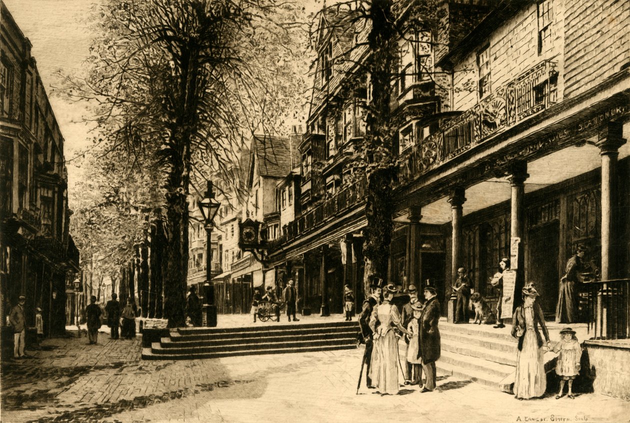 The Pantiles, Tunbridge Wells, 1898. af Unbekannt