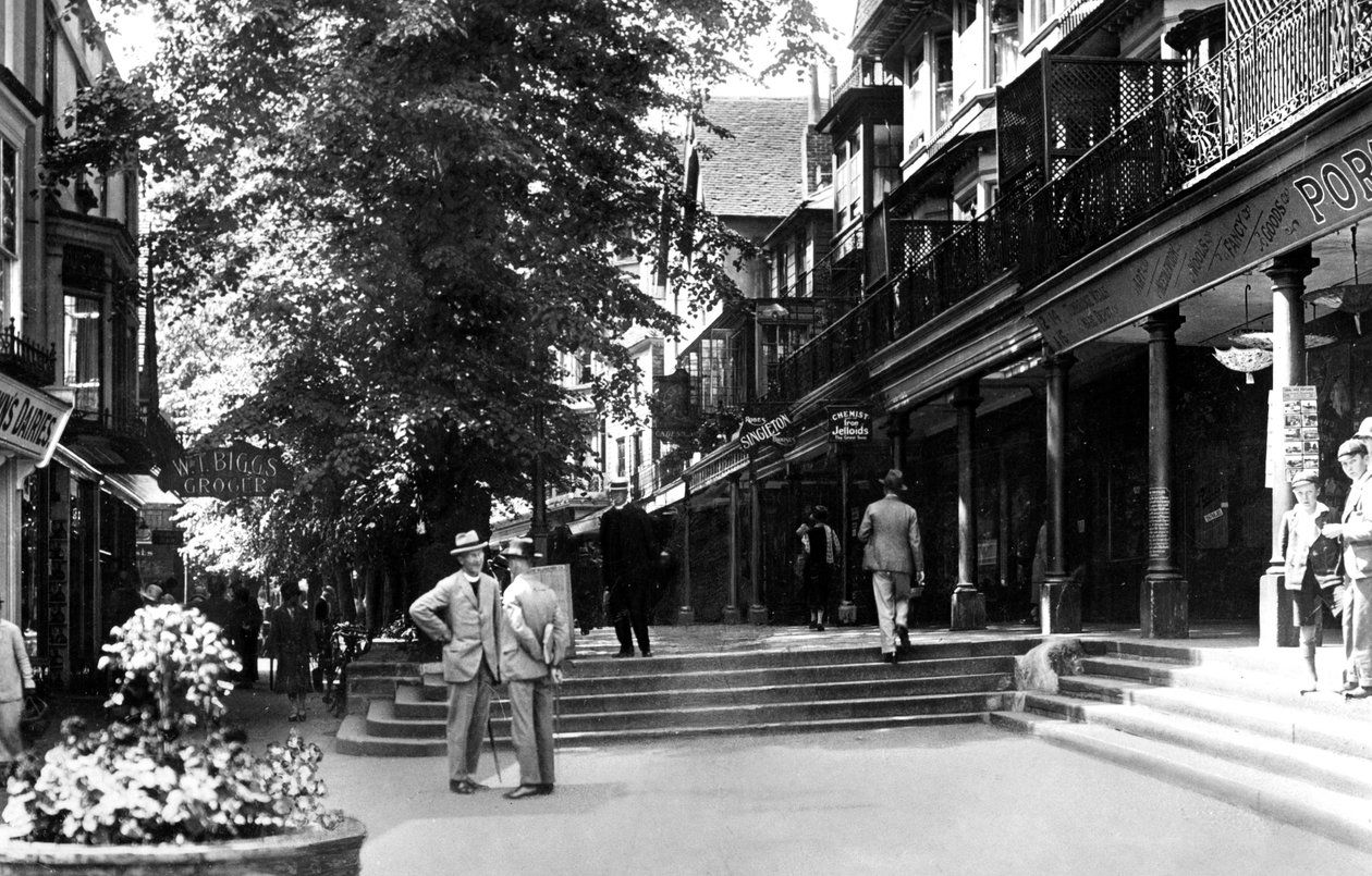 The Pantiles, Tunbridge Wells, Kent, begyndelsen af det 20. århundrede af Unbekannt